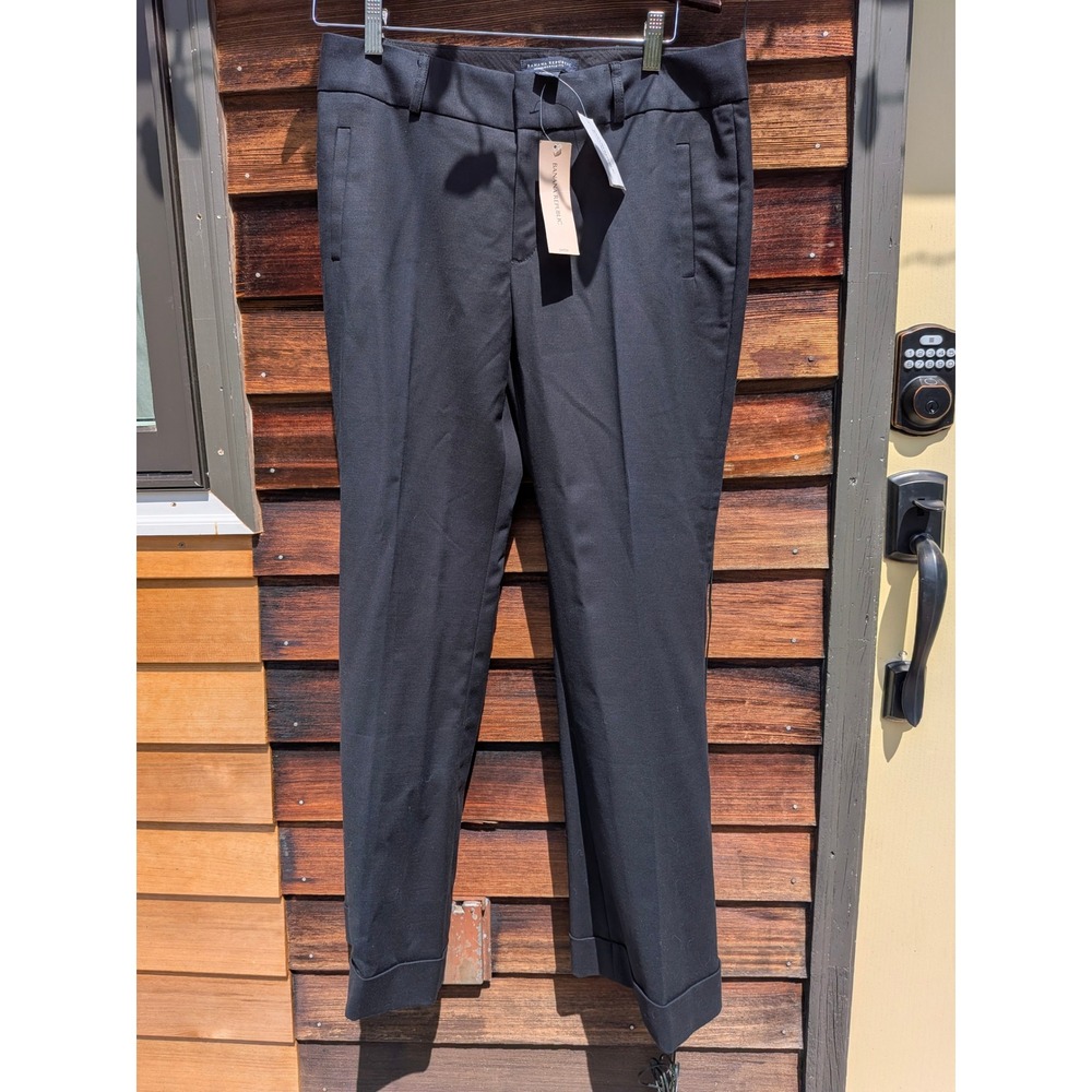 Banana Republic Martin Trousers Straight Leg Cuff Academia NWT  10p